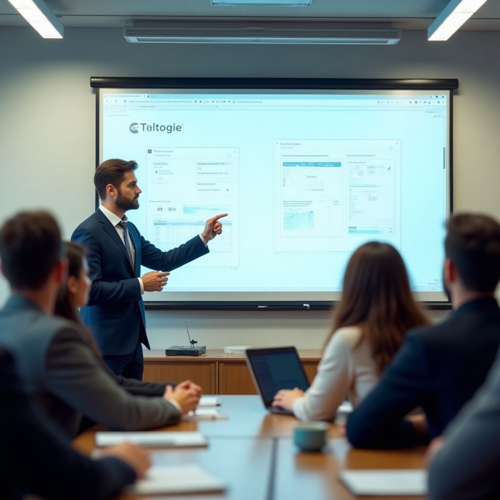 Sala de curs modernă ContaEdu